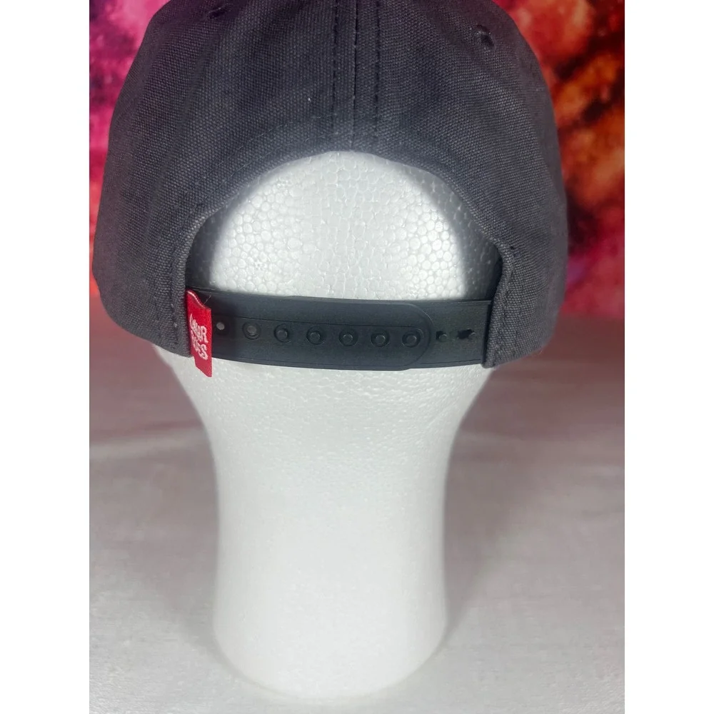 Oskar Blues Brewery Snapback Hat Gray USA Made Beer Makers Patch Trucker Cap
